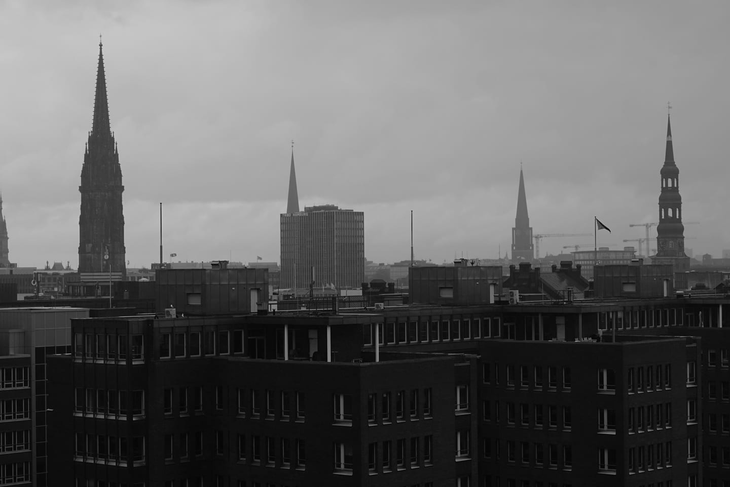 black and white photograph by mxlb, plate 02 — hamburg, germany