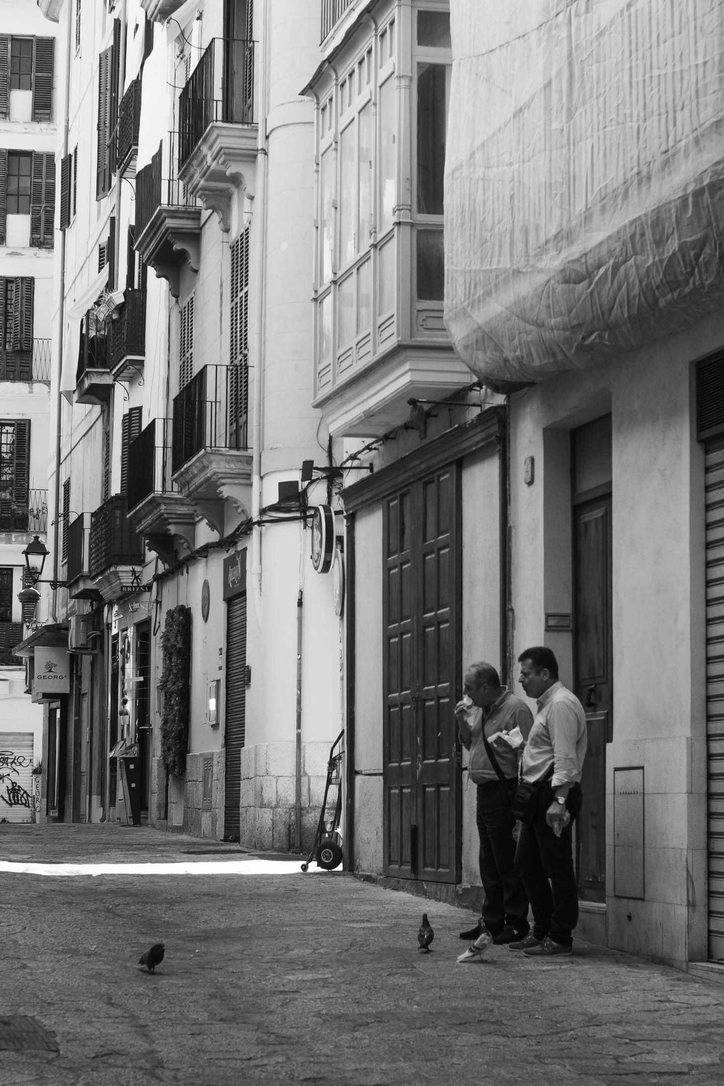 black and white photograph by mxlb, plate 09 — palma, spain