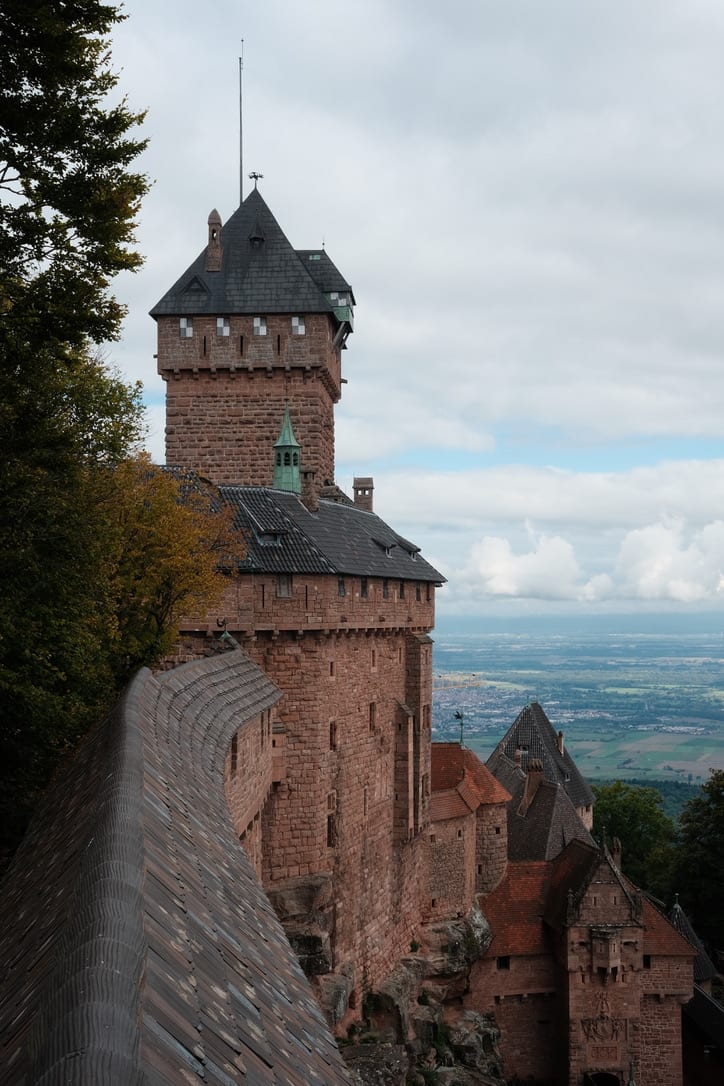 structure — color photograph by mxlb, plate 12 — hohkönigsburg, france